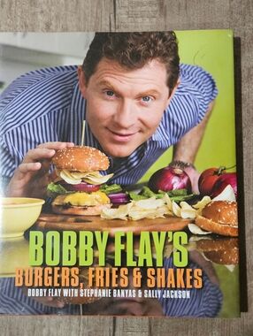 Bobby Flays Burgers, Fries And Shakes Cookbook. EUC